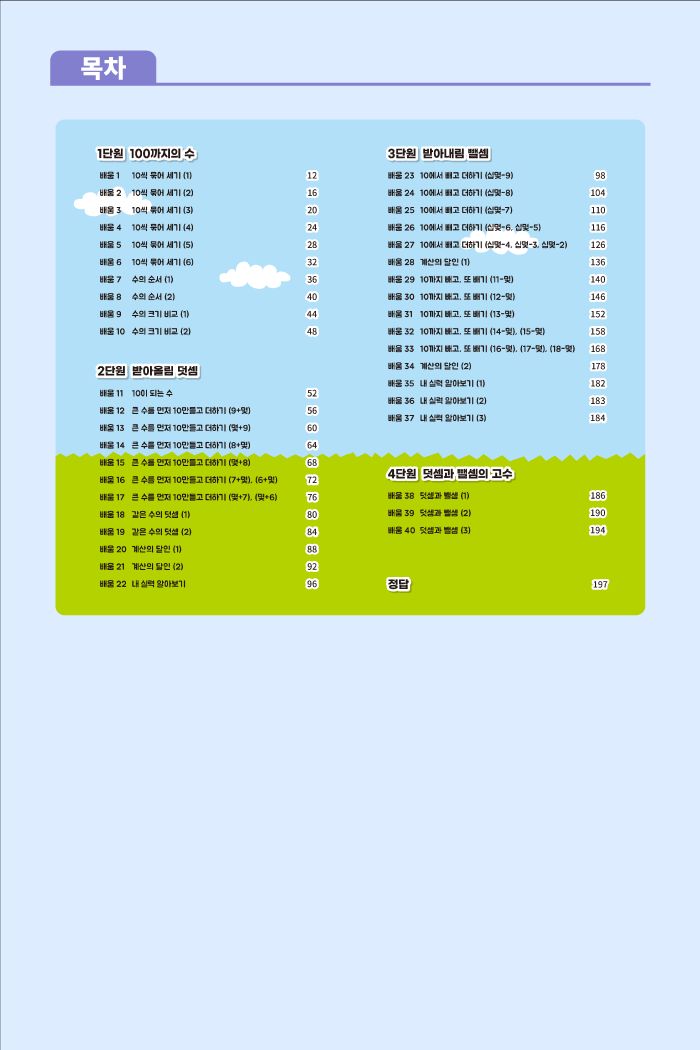 교실을 위한 덧셈뺄셈2 소개 이미지 5번